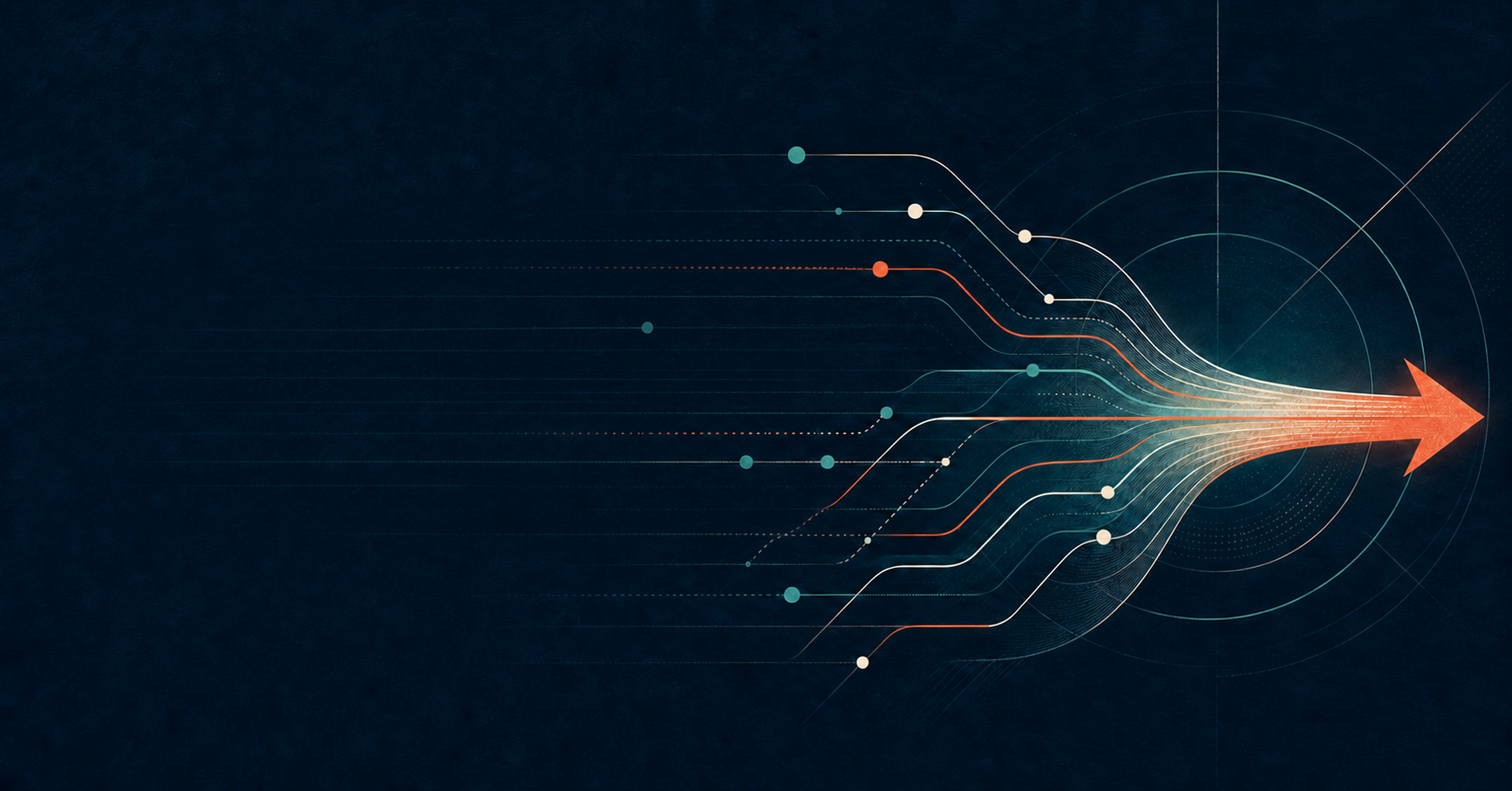 Multiple implementation workstreams converging into focused forward movement